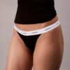 Cotton Stretch Rib Thong
