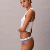 Cotton Stretch Rib Thong