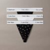 Cotton Stretch Thong de Icon, paquete de 3