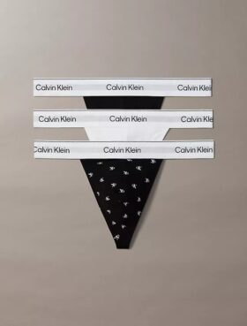 Cotton Stretch Thong de Icon, paquete de 3