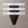 Cotton Stretch Thong de Icon, paquete de 3