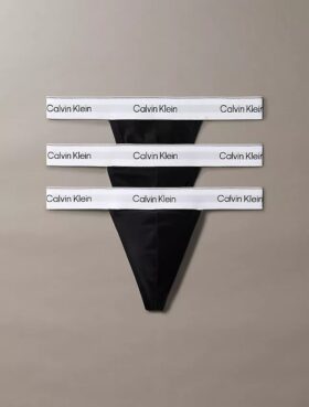 Cotton Stretch Thong de Icon, paquete de 3
