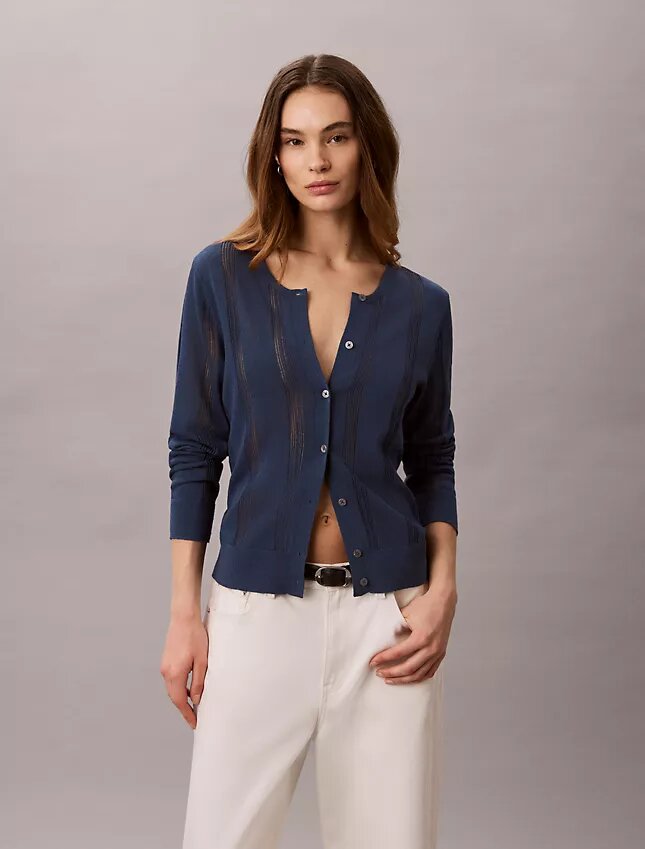 Cárdigan de mezcla de lino Cárdigan de mezcla de lino