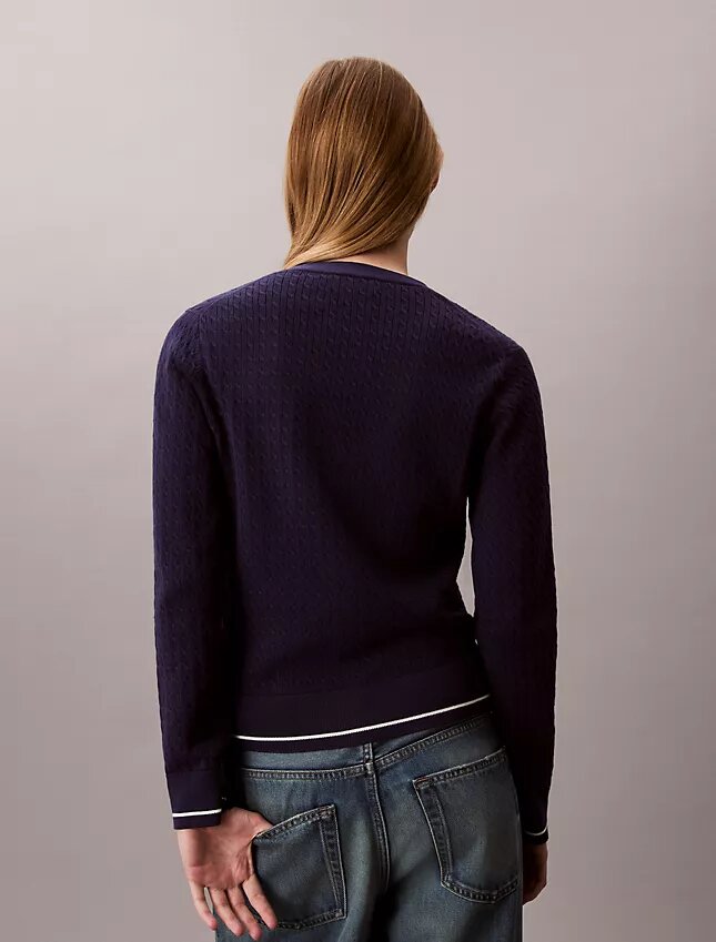Cárdigan de punto trenzado Monologo Cárdigan de punto trenzado Monologo