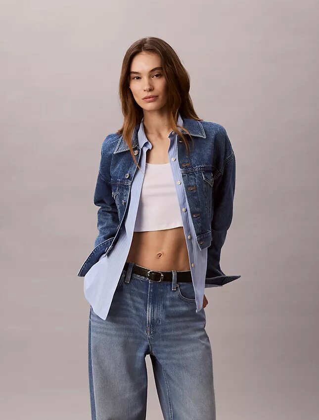 Cropped Trucker Jacket Cropped Trucker Jacket