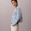 Cropped Trucker Jacket without collar Cropped Trucker Jacket without collar