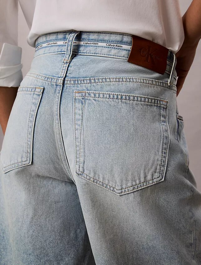 Denim Bermudas con logotipo Denim Bermudas con logotipo