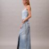 Falda larga Denim Falda larga Denim