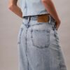 Falda larga Denim Falda larga Denim