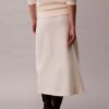 Falda midi de lana merina Falda midi de lana merina