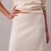 Falda midi de lana merina Falda midi de lana merina