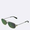 Gafas de sol ovaladas de metal