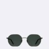 Gafas de sol rectangulares modificadas de metal