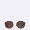 Gafas de sol rectangulares modificadas de metal