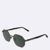 Gafas de sol rectangulares modificadas de metal