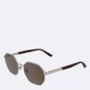 Gafas de sol rectangulares modificadas de metal