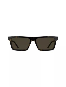 Gafas de sol rectangulares modificadas y finas de acetato