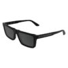Gafas de sol rectangulares modificadas y finas de acetato