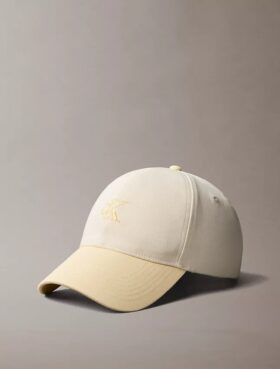 Gorra de béisbol con logotipo bordado en contraste