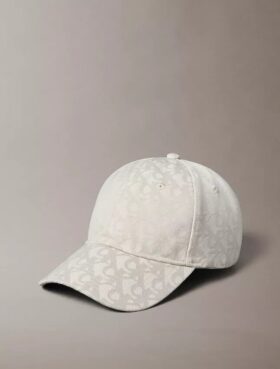 Gorra de béisbol con monograma integral