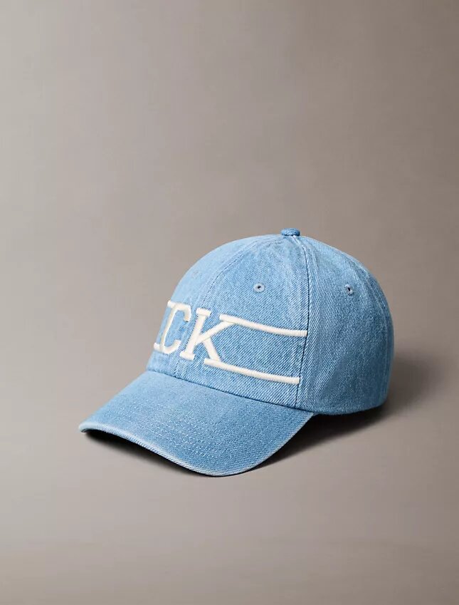 Gorra de béisbol de Denim con logotipo Monogram Gorra de béisbol de Denim con logotipo Monogram