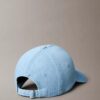 Gorra de béisbol de Denim lavado con logotipo bordado Gorra de béisbol de Denim lavado con logotipo bordado