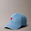 Gorra de Denim con gráfico «I Love Ck»