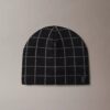 Gorro de jacquard a cuadros Gorro de jacquard a cuadros