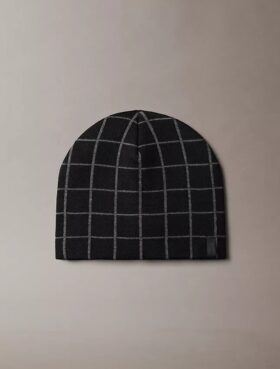 Gorro de jacquard a cuadros