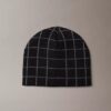 Gorro de jacquard a cuadros Gorro de jacquard a cuadros