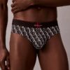 Graphic Monogram Microfiber Stretch Slips Graphic Monogram Microfiber Stretch Slips