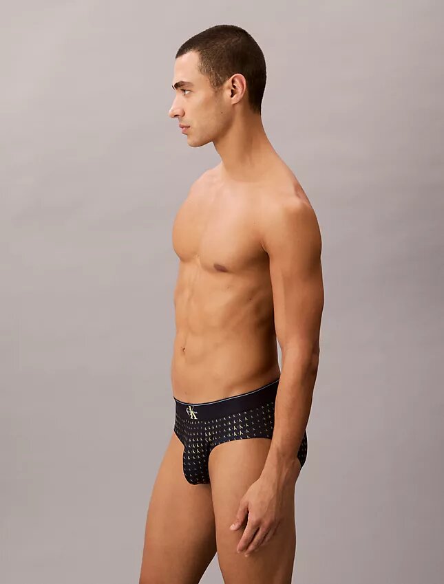 Graphic Monogram Microfiber Stretch Slips Graphic Monogram Microfiber Stretch Slips