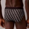 Graphic Monogram Microfiber Stretch Slips Graphic Monogram Microfiber Stretch Slips