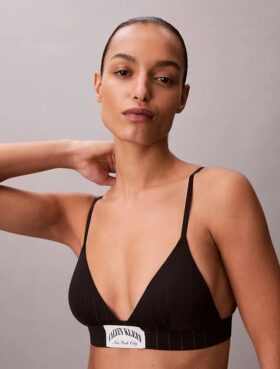 Heritage Classic Cotton Stretch Bralette triangular con forro ligero