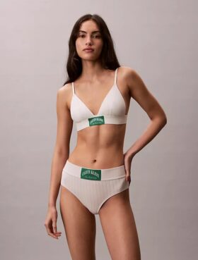 Heritage Classic Cotton Stretch Bralette triangular con forro ligero