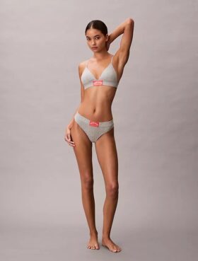 Heritage Classic Cotton Stretch Bralette triangular con forro ligero