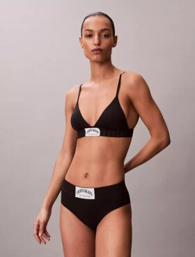 Heritage Classic Cotton Stretch Bralette triangular con forro ligero