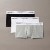 Icon Cotton Stretch, pack de 3 Low Rise Trunk