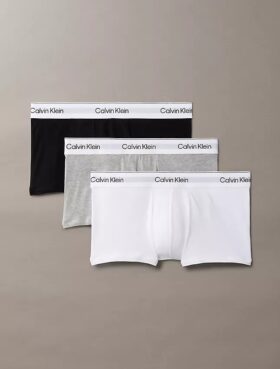 Icon Cotton Stretch, pack de 3 Low Rise Trunk
