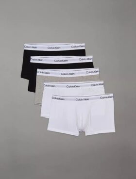 Icon Cotton Stretch, paquete de 5 Low Rise Trunks