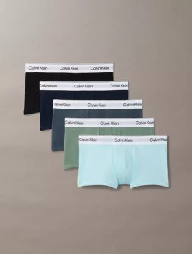Icon Cotton Stretch, paquete de 5 Low Rise Trunks