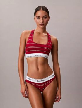Icon Unlined Bralette de algodón y Modal, paquete de 2