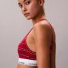 Icon Unlined Bralette de algodón y Modal, paquete de 2