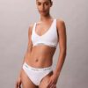 Icon Unlined Triangle Bralette de algodón y Modal