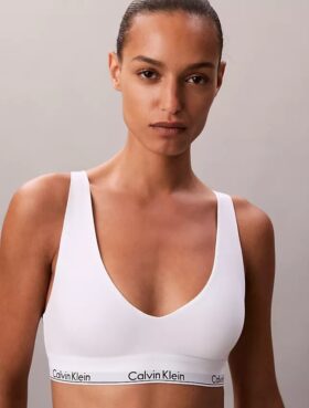 Icon Unlined Triangle Bralette de algodón y Modal