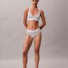 Icon Unlined Triangle Bralette de algodón y Modal