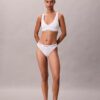 Icon Unlined Triangle Bralette de algodón y Modal
