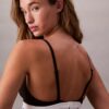 Icon Unlined Triangle Bralette de algodón y Modal