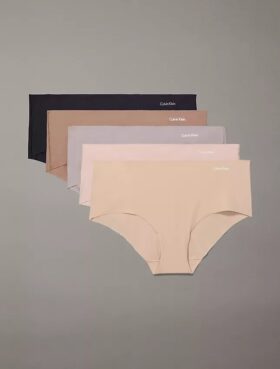 Invisibles, paquete de 5 tangas Hipster de talle bajo
