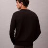 Jersey de algodón liso con Monogram